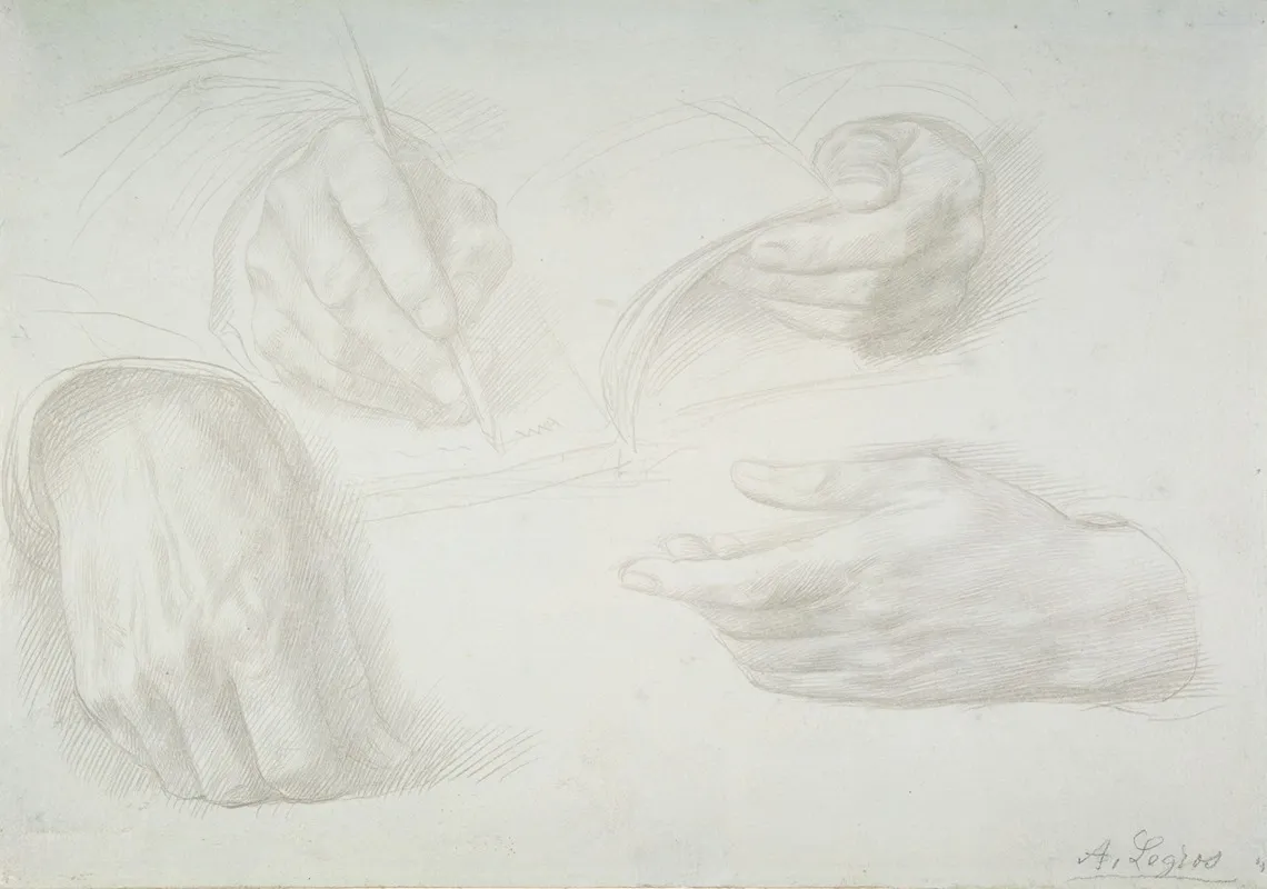 Studies Of Hands 3