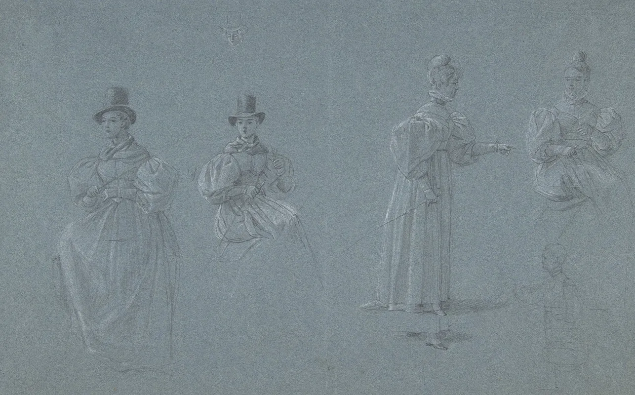 Studies Of Horsewomen