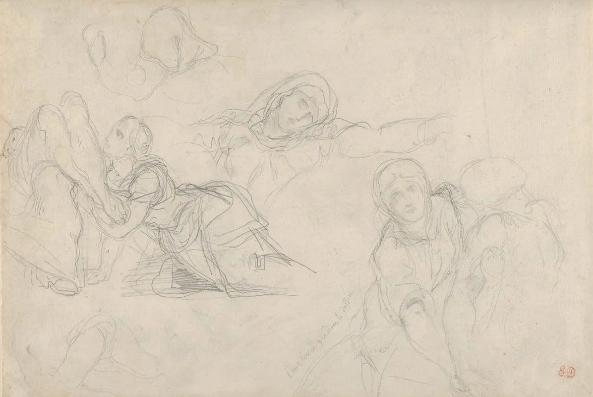 Studies Of The Virgin And Holy Women For The Lamentation