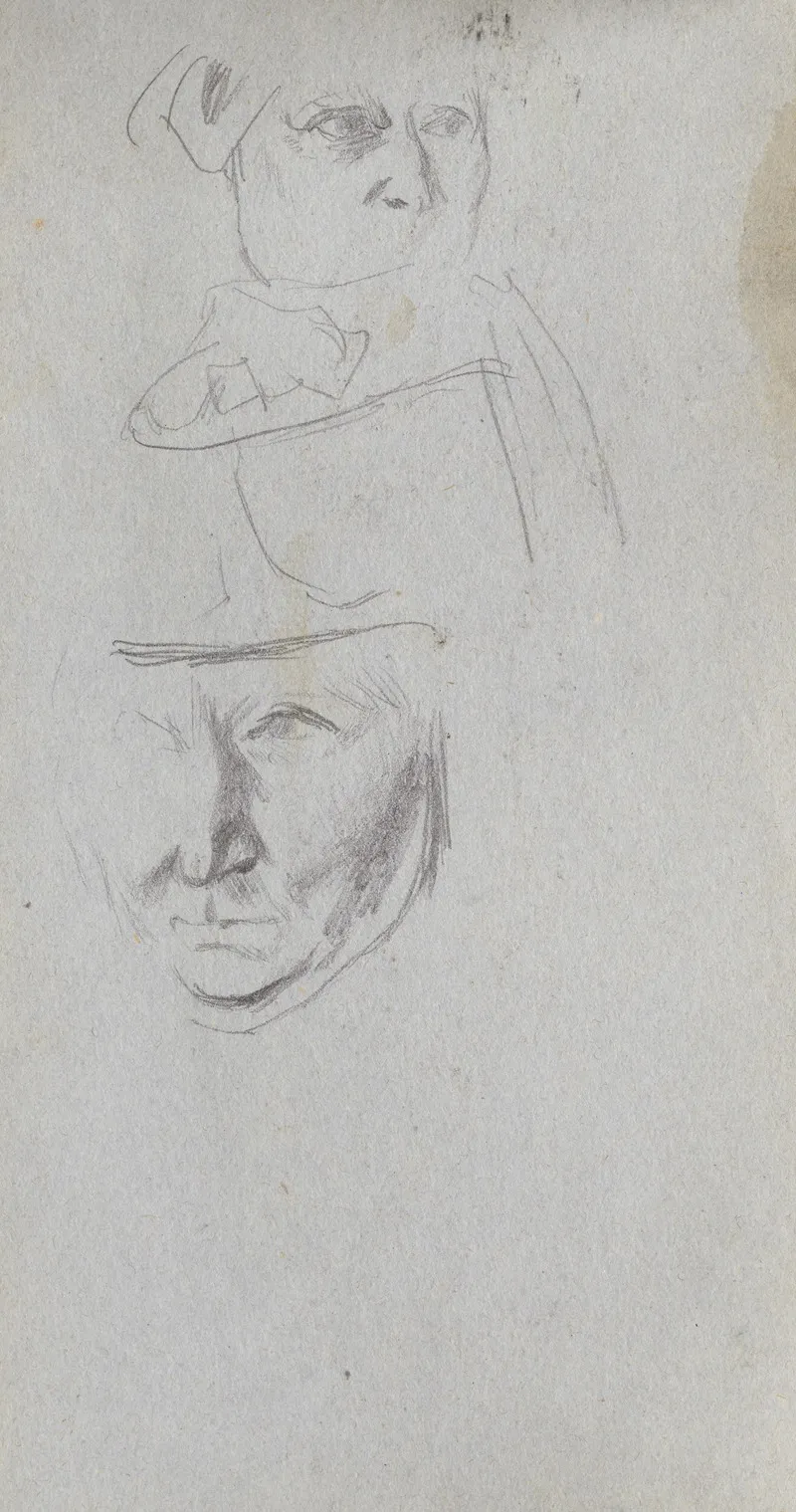 Studies Of Three Faces