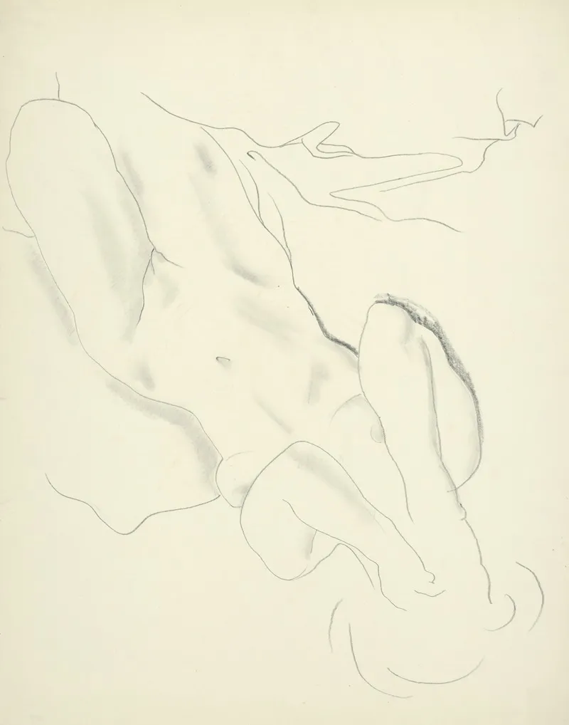 Studijny Akt Ii by Mikuláš Galanda - Canvas Print