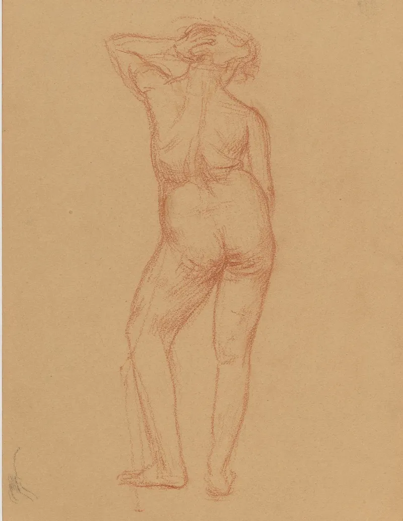 Studium Aktu Kobiety Stojacej