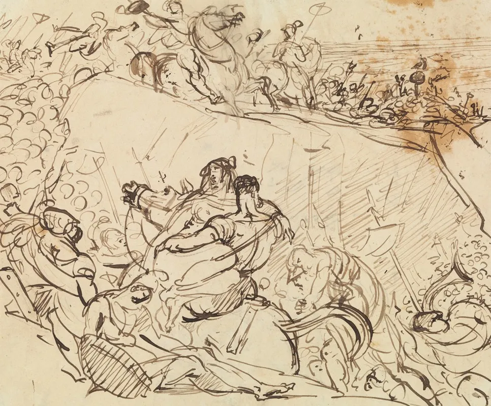 Study For A Battle Scene 2