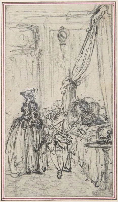 Study For A Frontispiece For Histoire De Miss Jenny 3