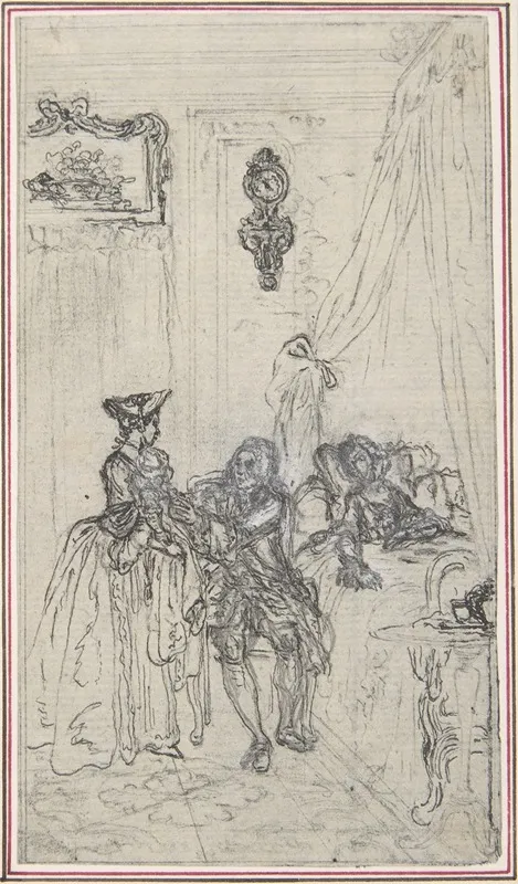 Study For A Frontispiece For Histoire De Miss Jenny