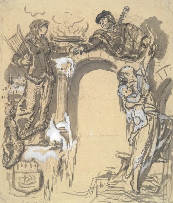 Study For A Frontispiece