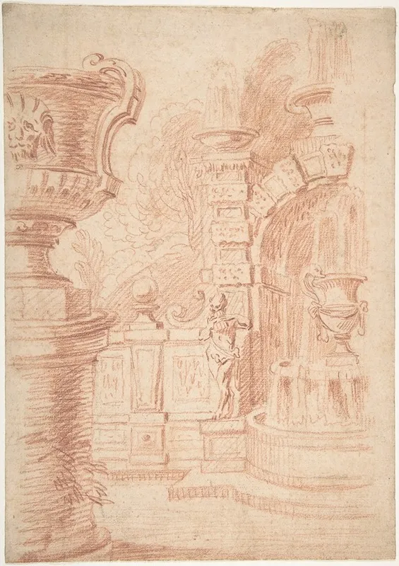Study For A Garden Capriccio