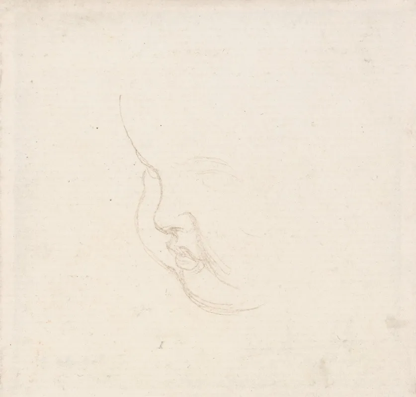 Study For A Head Of A Child by George Frederic Watts - Canvas Print