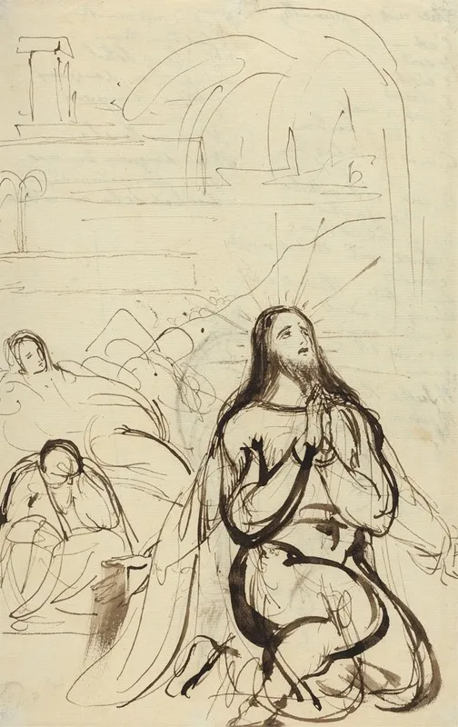 Study For Agony In The Garden