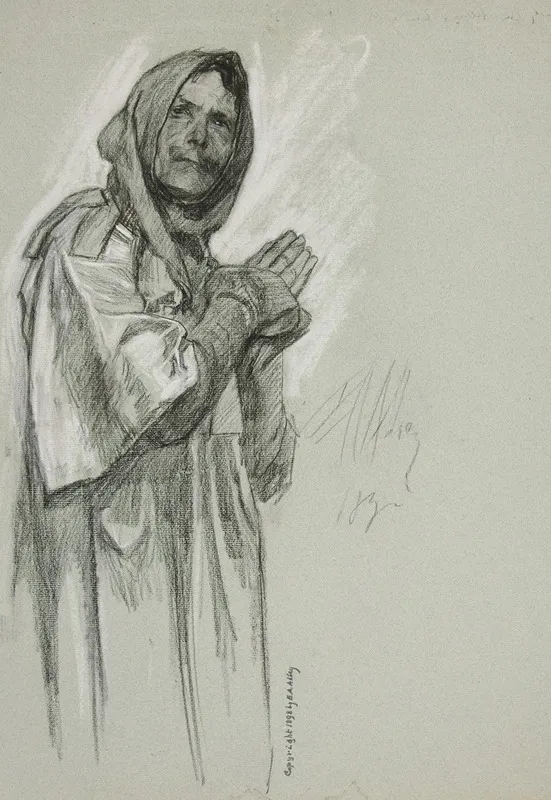 Study For Arthurs Round Table From The Quest Of The Holy Grail