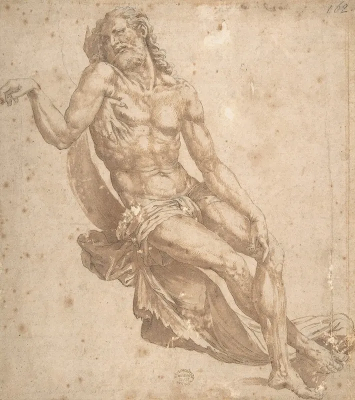 Study For Christ In The Entombment