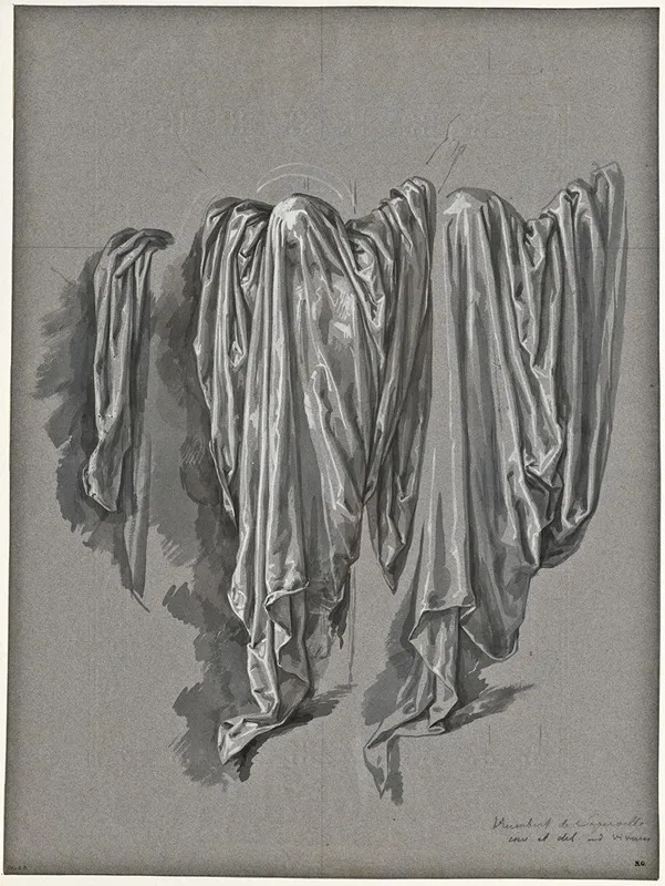 Study For Christ On The Cross Covered With Draperies