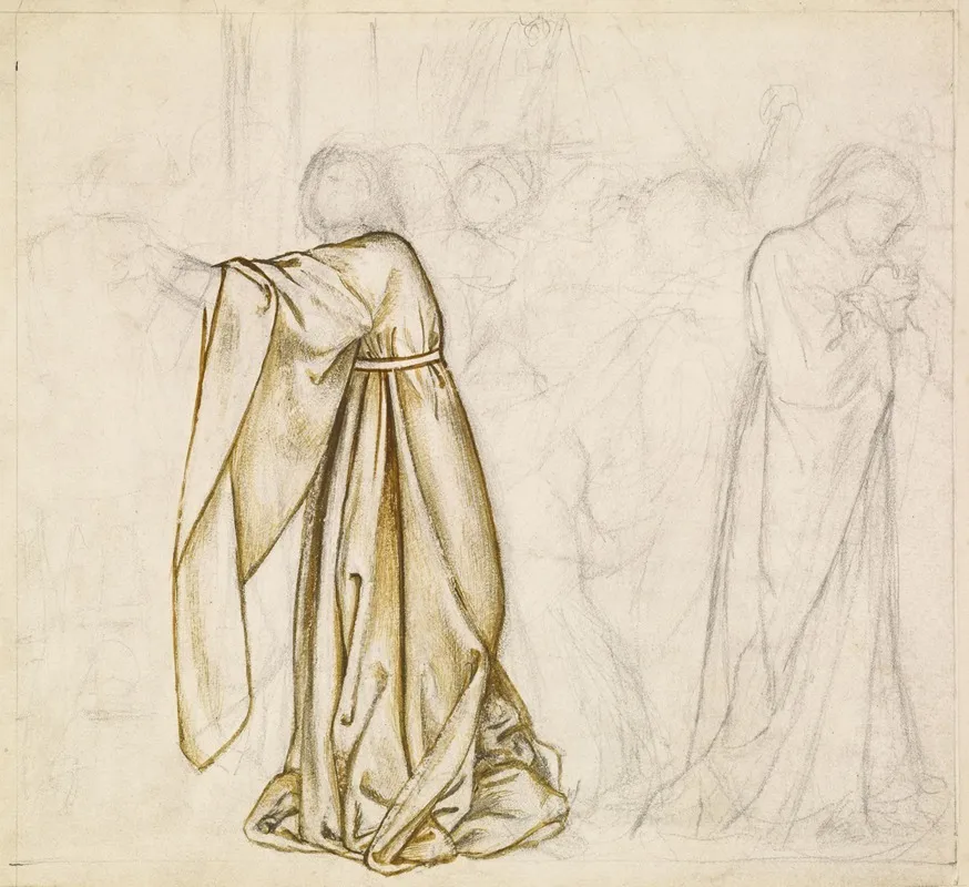 Study For Composition Possibly For Tristram And Iseult