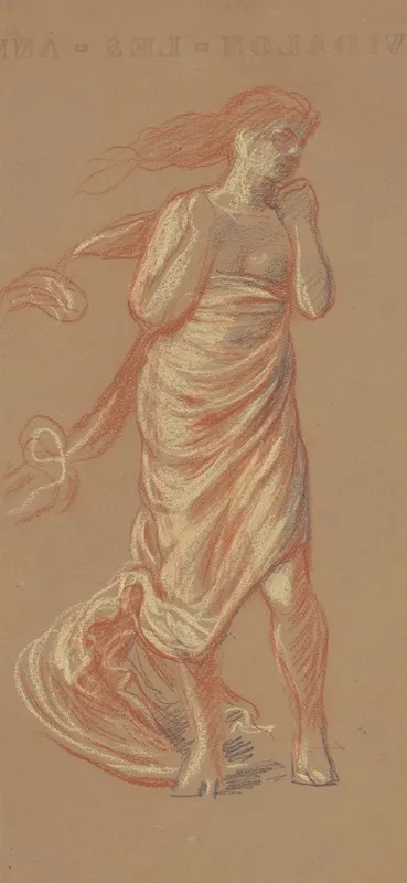 Study For Greek Girls Bathing Recto