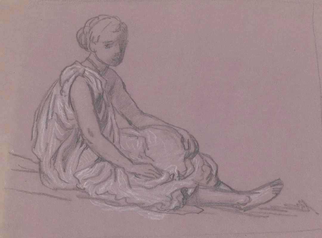 Study For Greek Girls Bathing Xv