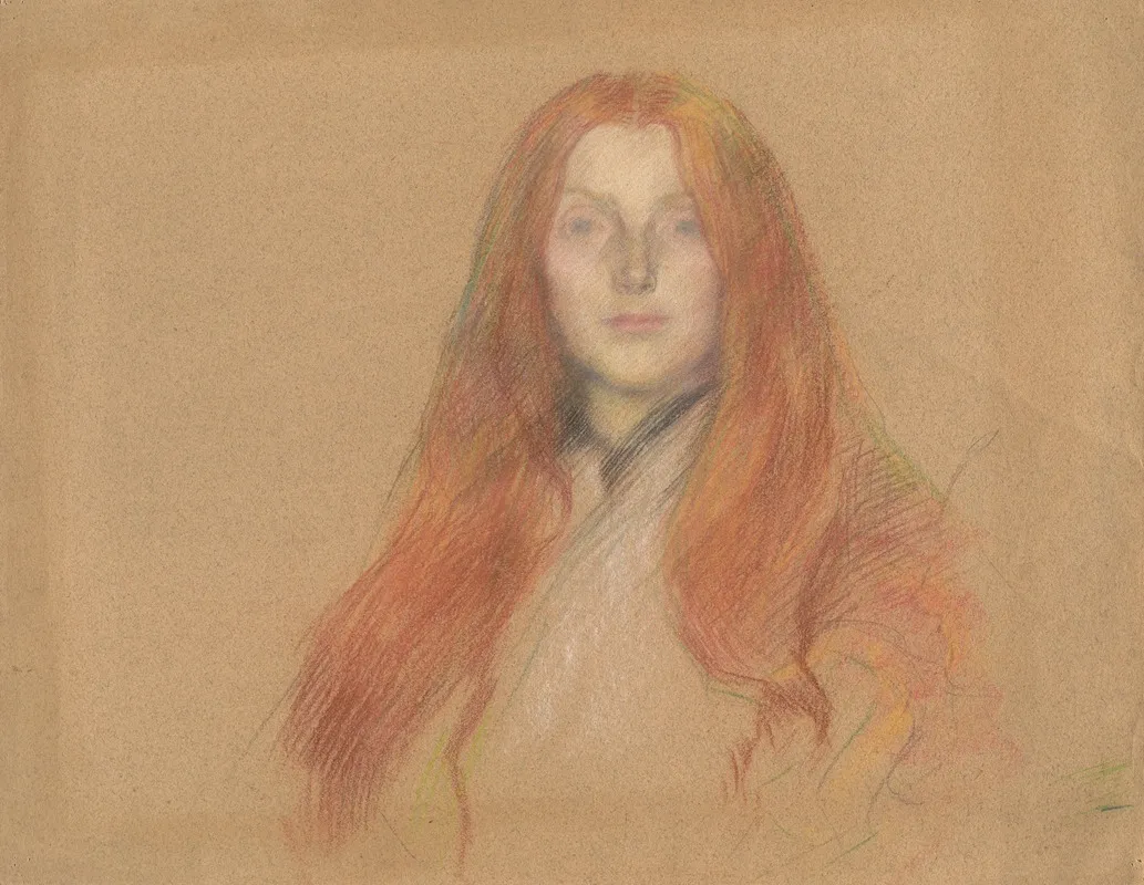 Study For Head Of Ophelia