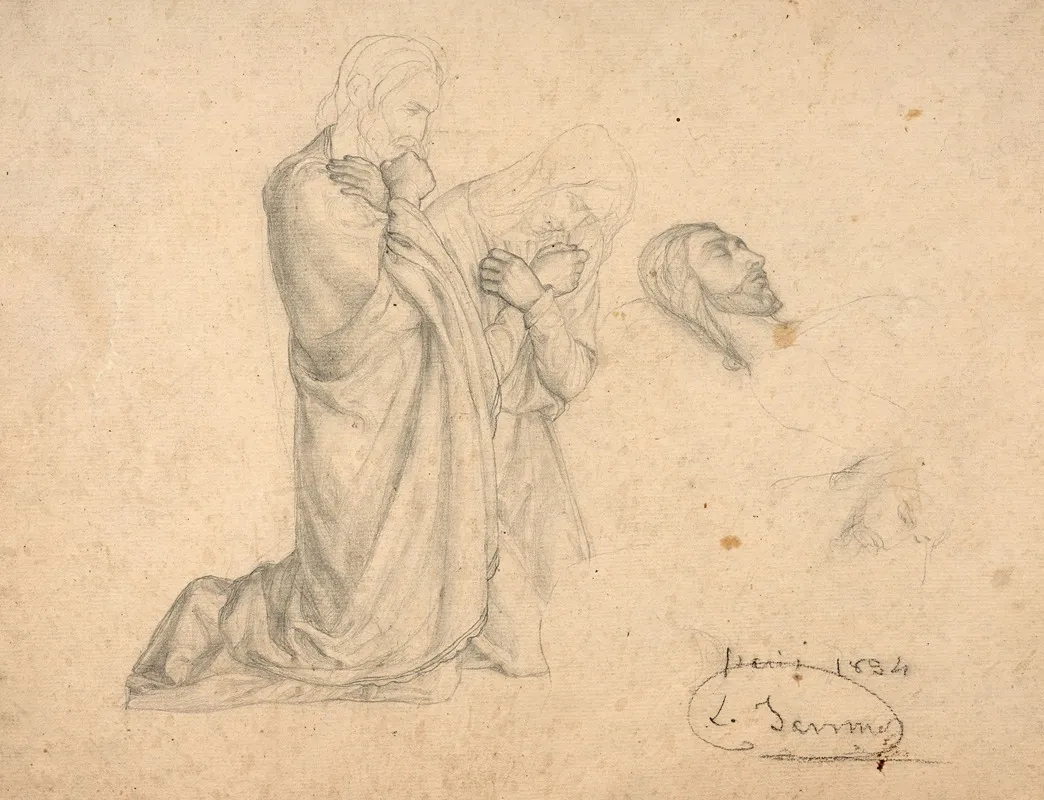 Study For La Mise Au Tombeau