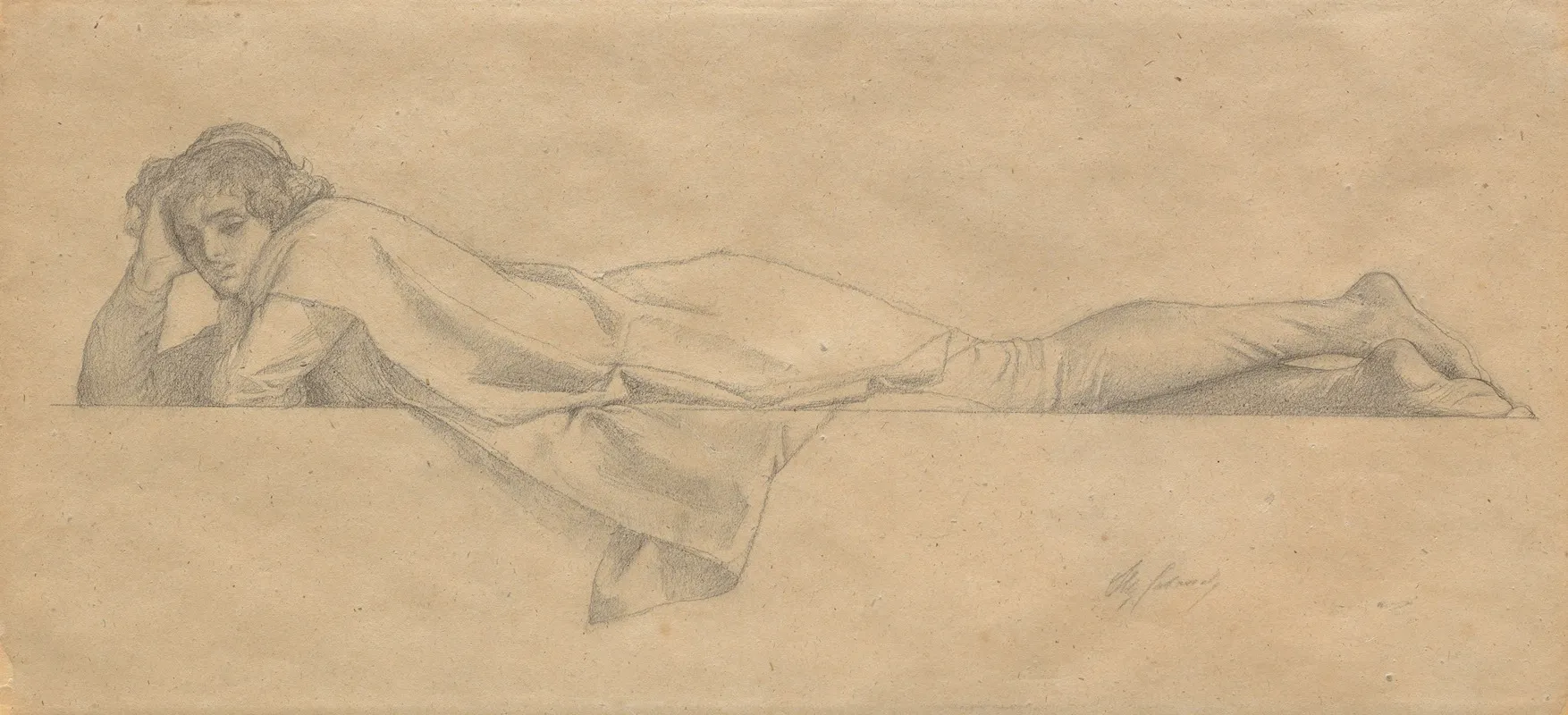 Study For Le Poete Florentin
