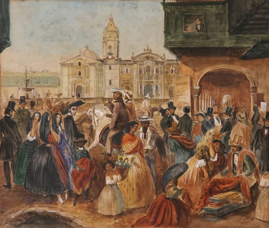 Study For Limas Main Square