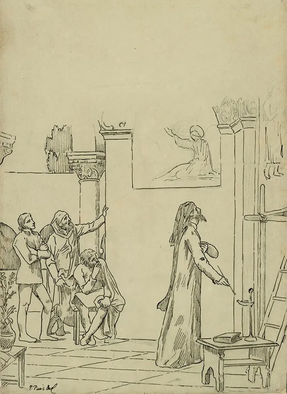 Study For Linspiration Chretienne