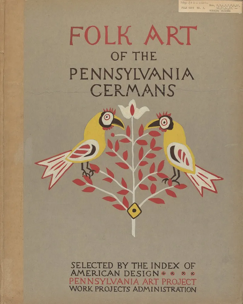 Study For Portfolio Cover Folk Art Of Rural Pennsylvania