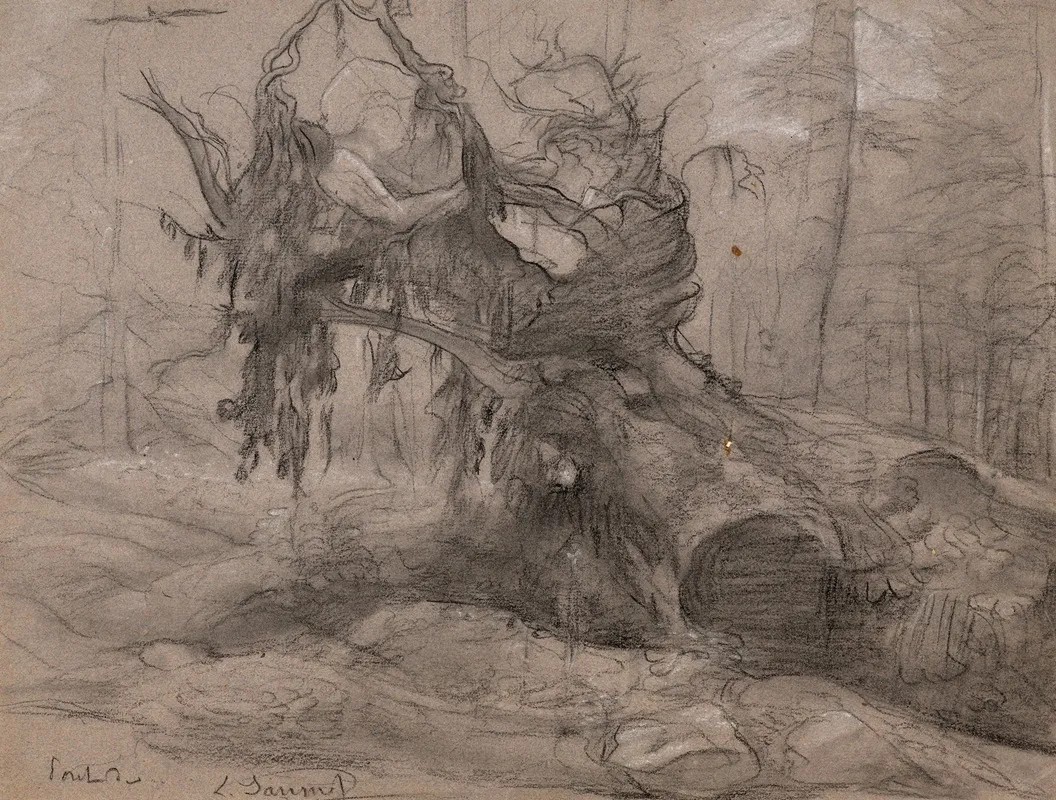 Study For Sans Dieu From Le Poeme De Lame