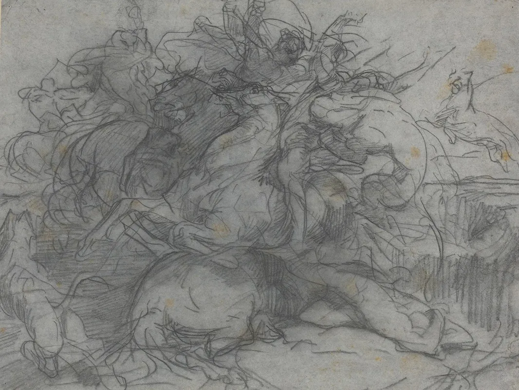 Study For Surprise Battle Of The Tigers
