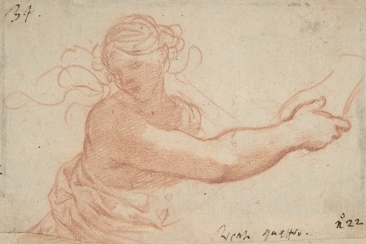 Study For The Allegory Of Religion by Pietro da Cortona - Canvas Print