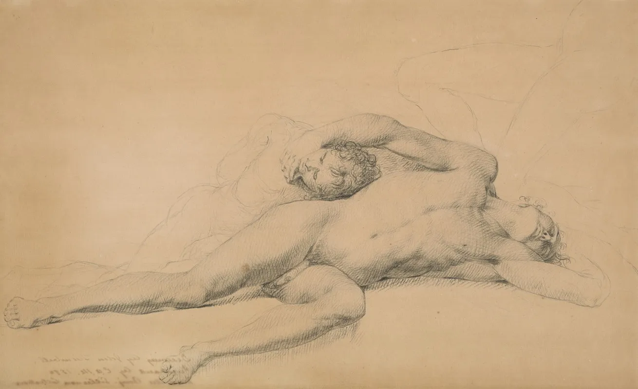 Study For The Death Of General Montgomery In The Attack On Quebec December 31 1775