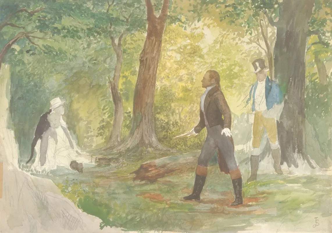 Study For The Duel Of Burr And Hamilton