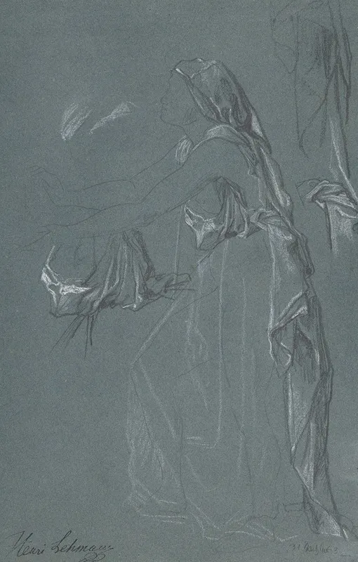 Study For The Figure Of Sarah In The Now Lost Paintingtobias Brings His Bride Sarah To The House Of His Father Tobit