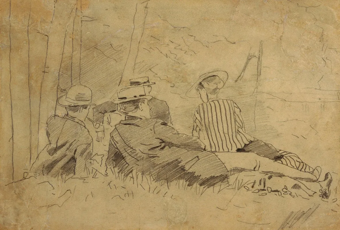Study For The Fishing Party