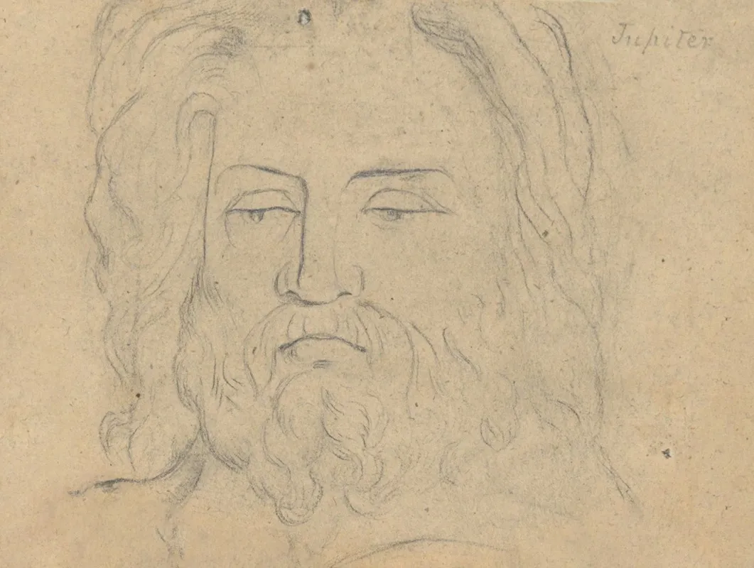 Study For The Judgment Of Jupiter Jupiter Head