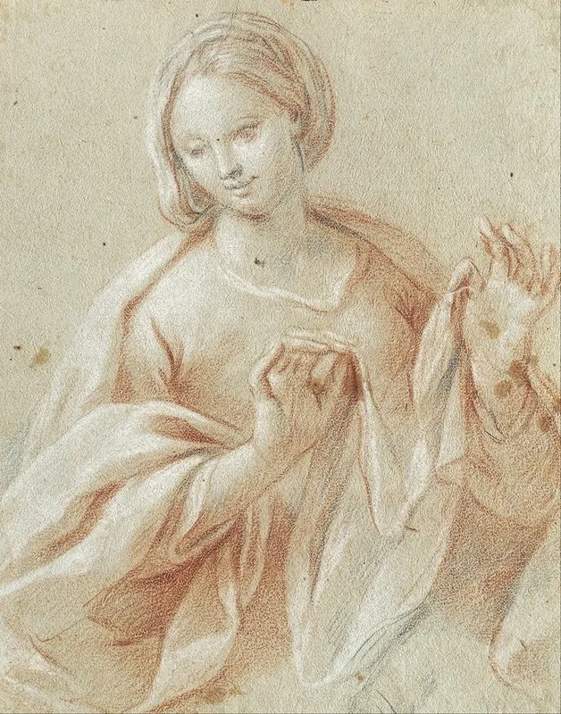 Study For The Madonna by Giovanni Paolo Melchiori - Canvas Print