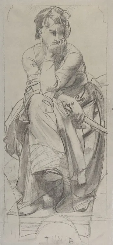 Study For The Muse Thalia