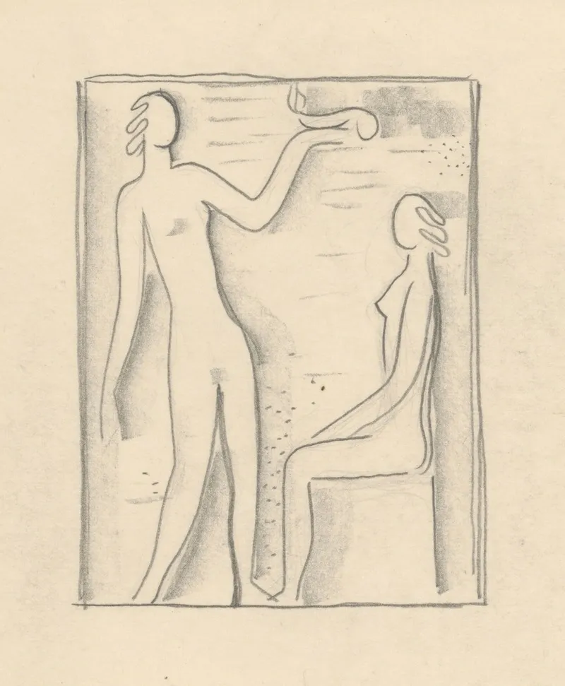 Study For The Painting With Prometheus