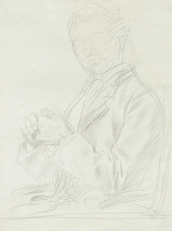 Study For The Portrait Of Edward D Adams 2