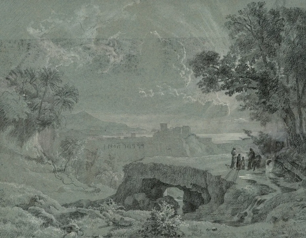 Study For The Return Of The Holy Family
