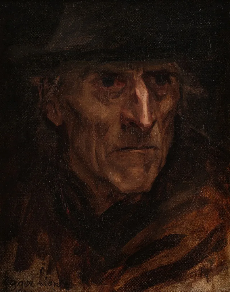 Study For The Sensenmann In The Das Kreuz