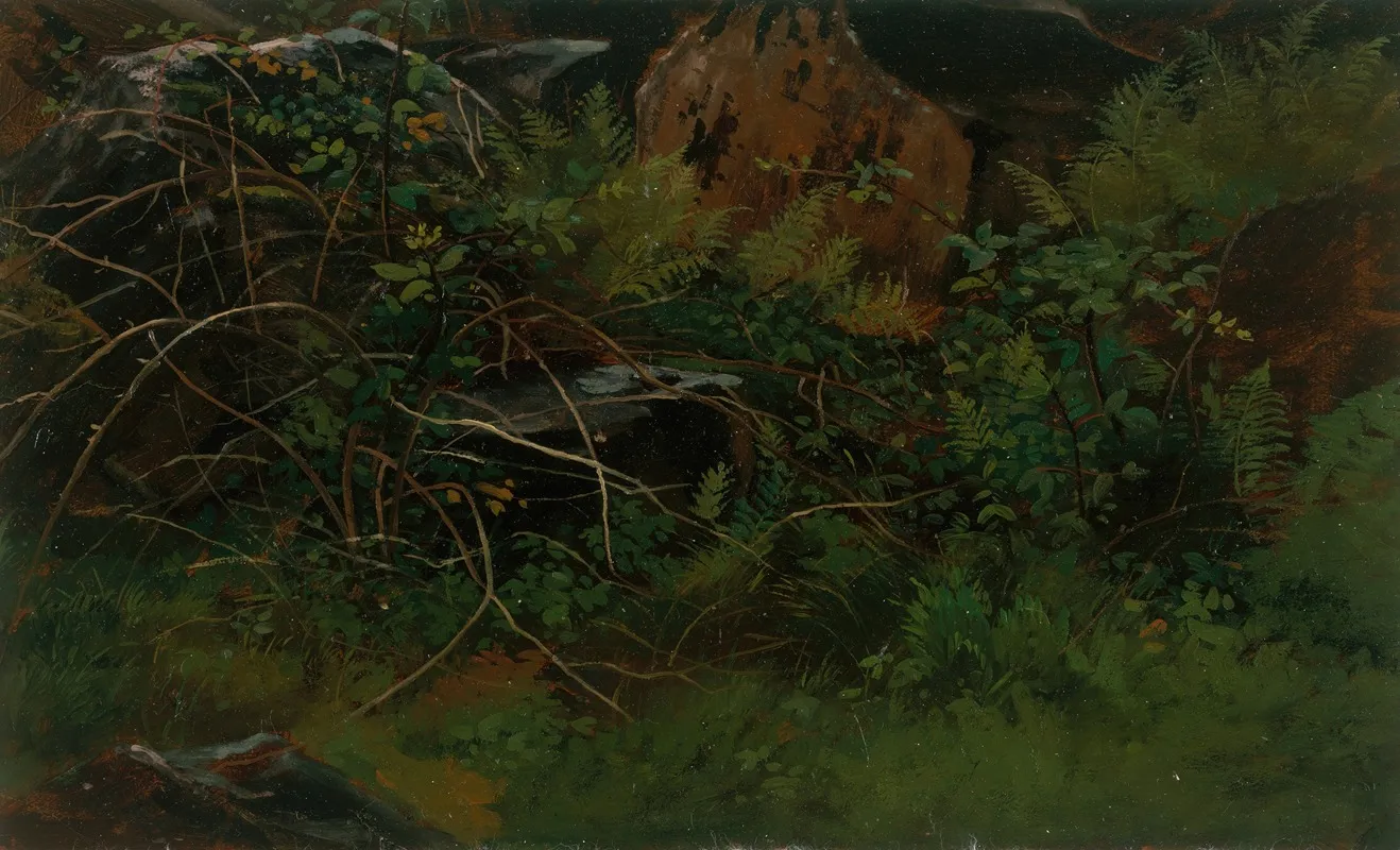 Study From Nature by William Stanley Haseltine - Canvas Print