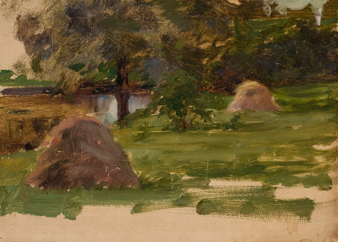 Study From Podolia 1 by Jan Ciągliński - Canvas Print