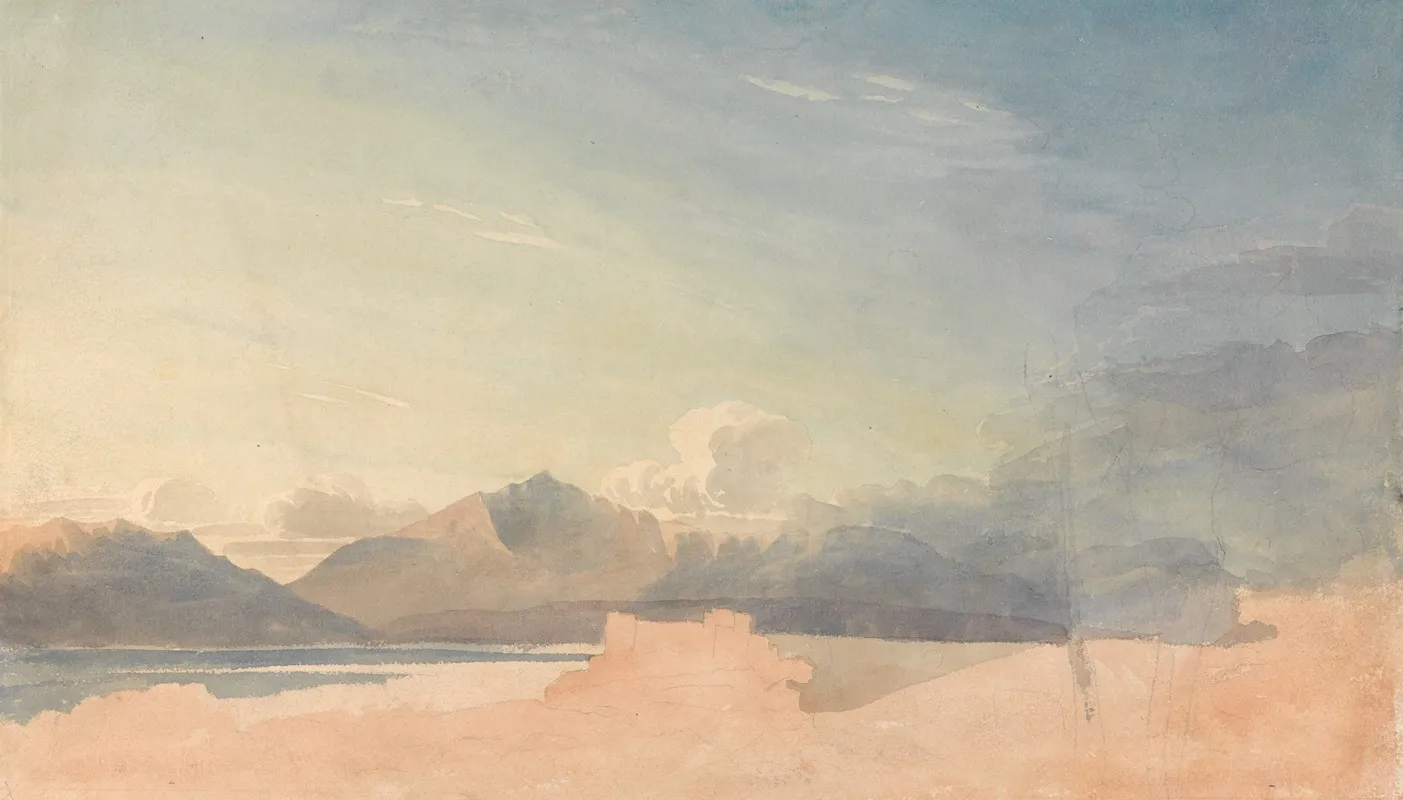 Study Near Harlech Castle