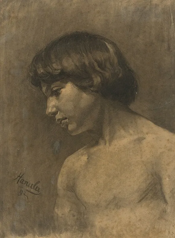 Study Of A Boys Head 2