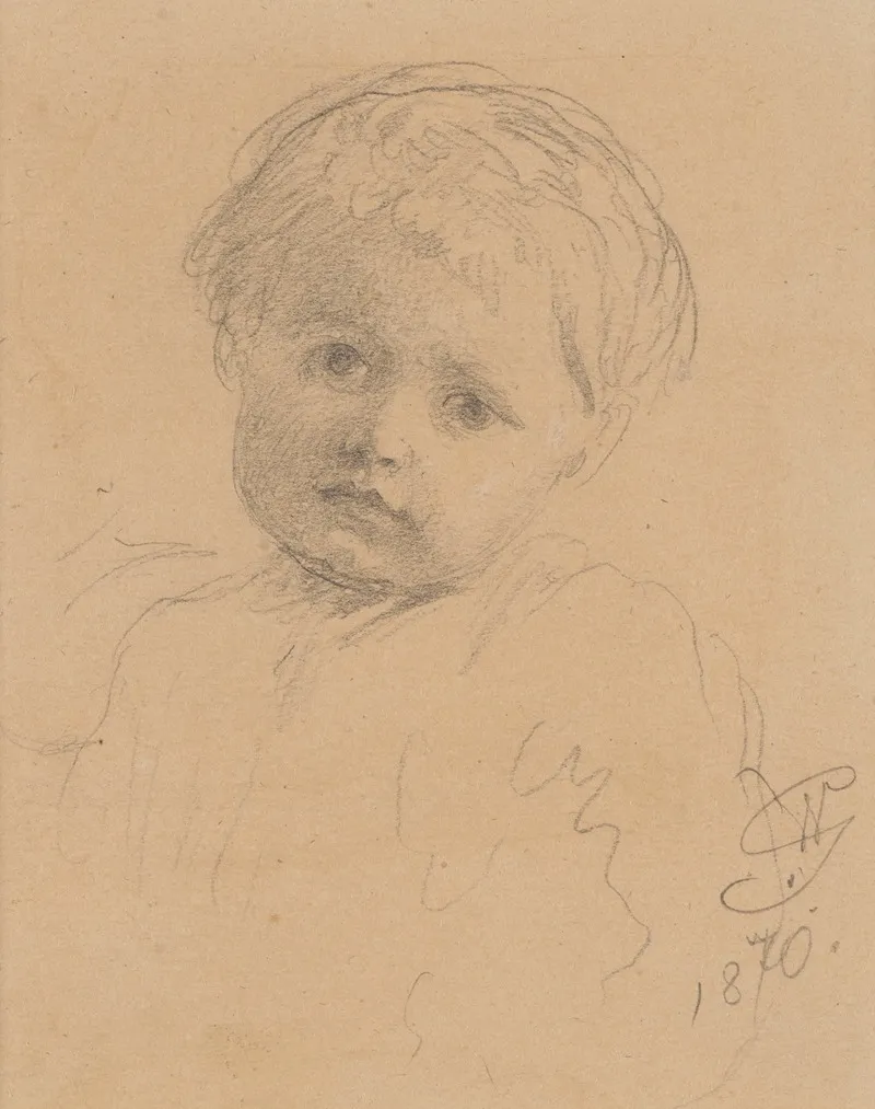 Study Of A Childs Head