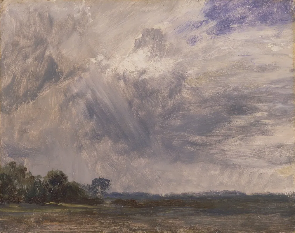 Study Of A Cloudy Sky by John Constable - Canvas Print