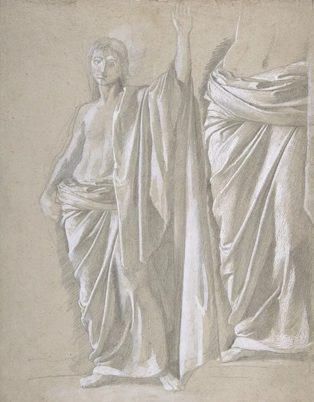 Study Of A Draped Figure 3