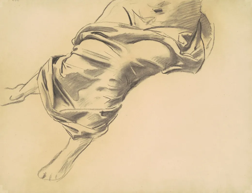 Study Of A Draped Figure