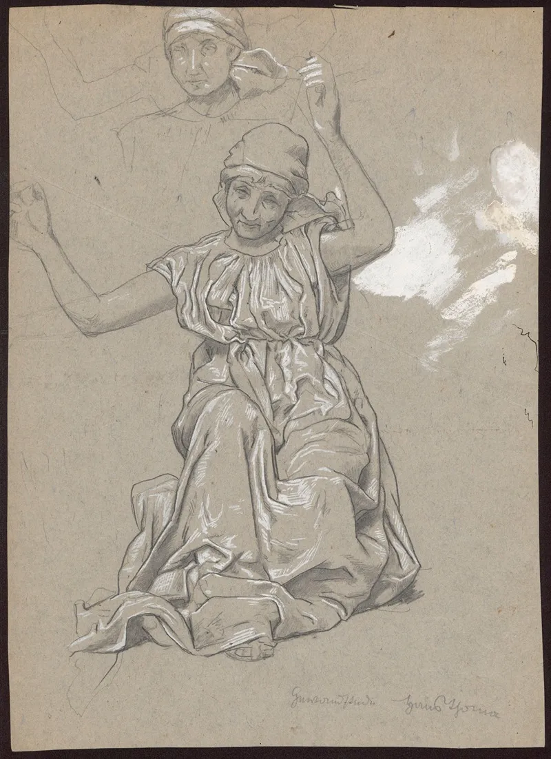 Study Of A Female Figure 8