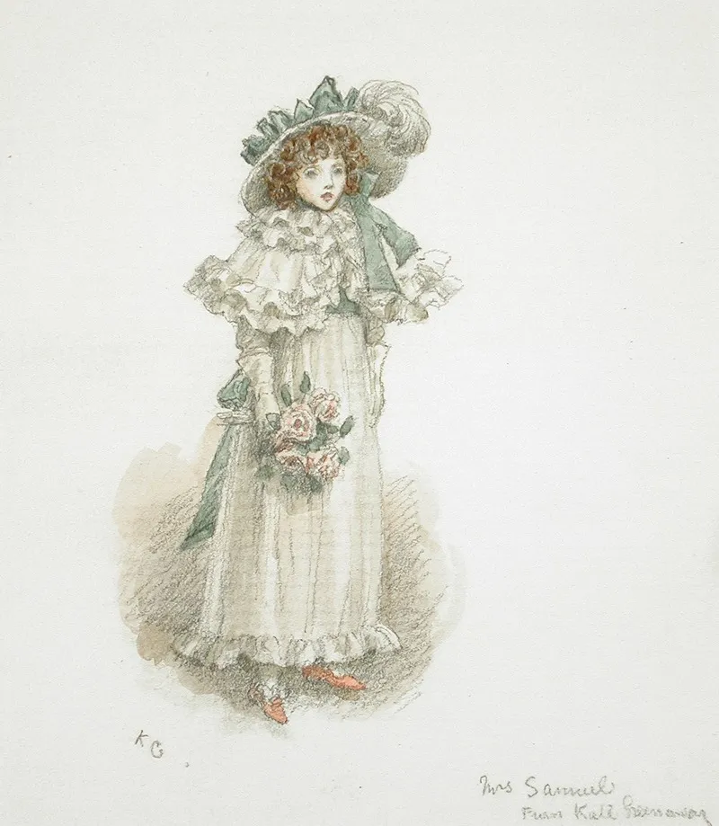 Study Of A Fully Dressed Little Girl