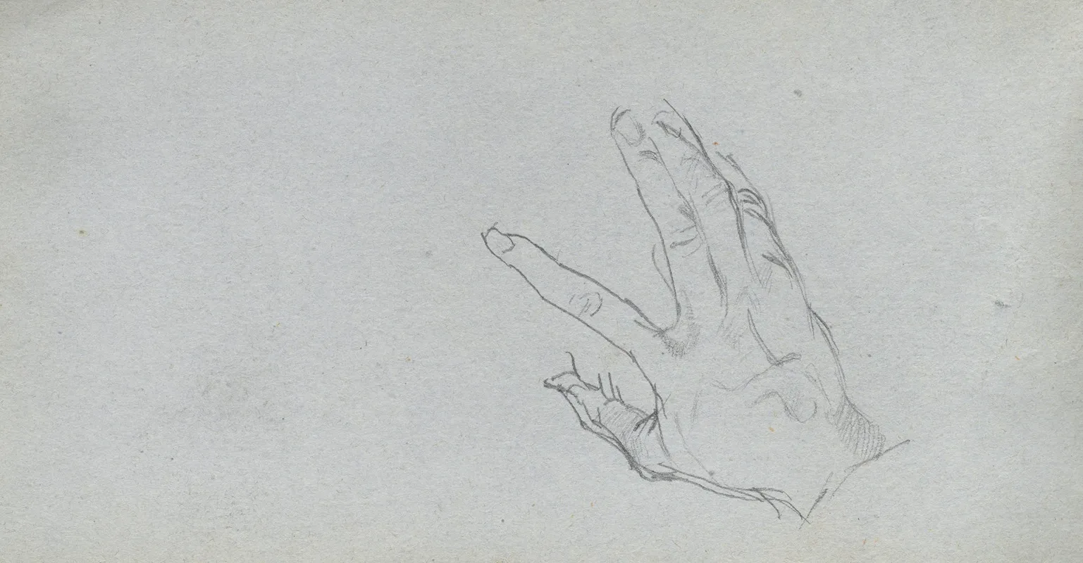 Study Of A Hand 16